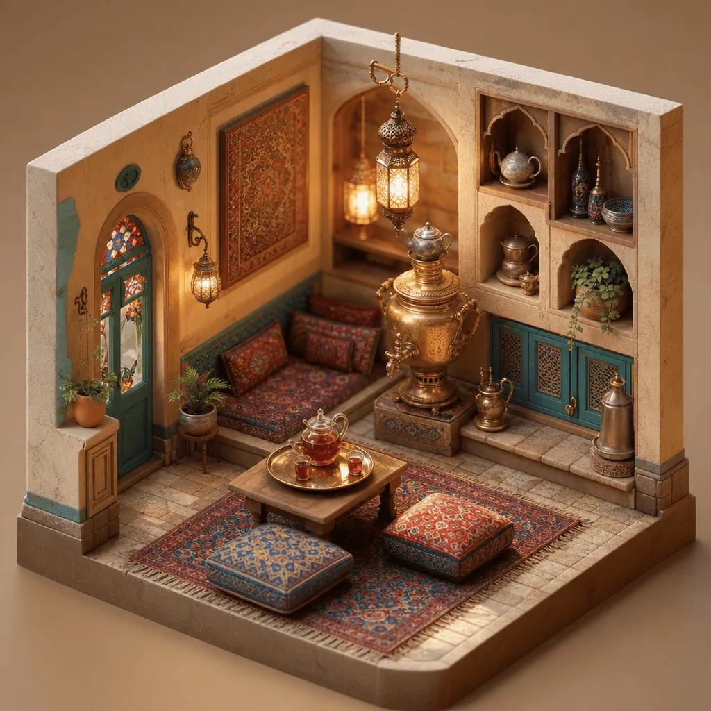 صحنهٔ سهبعدی ساختهشده با هوش مصنوعی، مدل GPT Image 2
